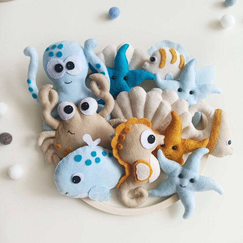 Ocean baby mobile, Under the sea mobile, Baby shower gift