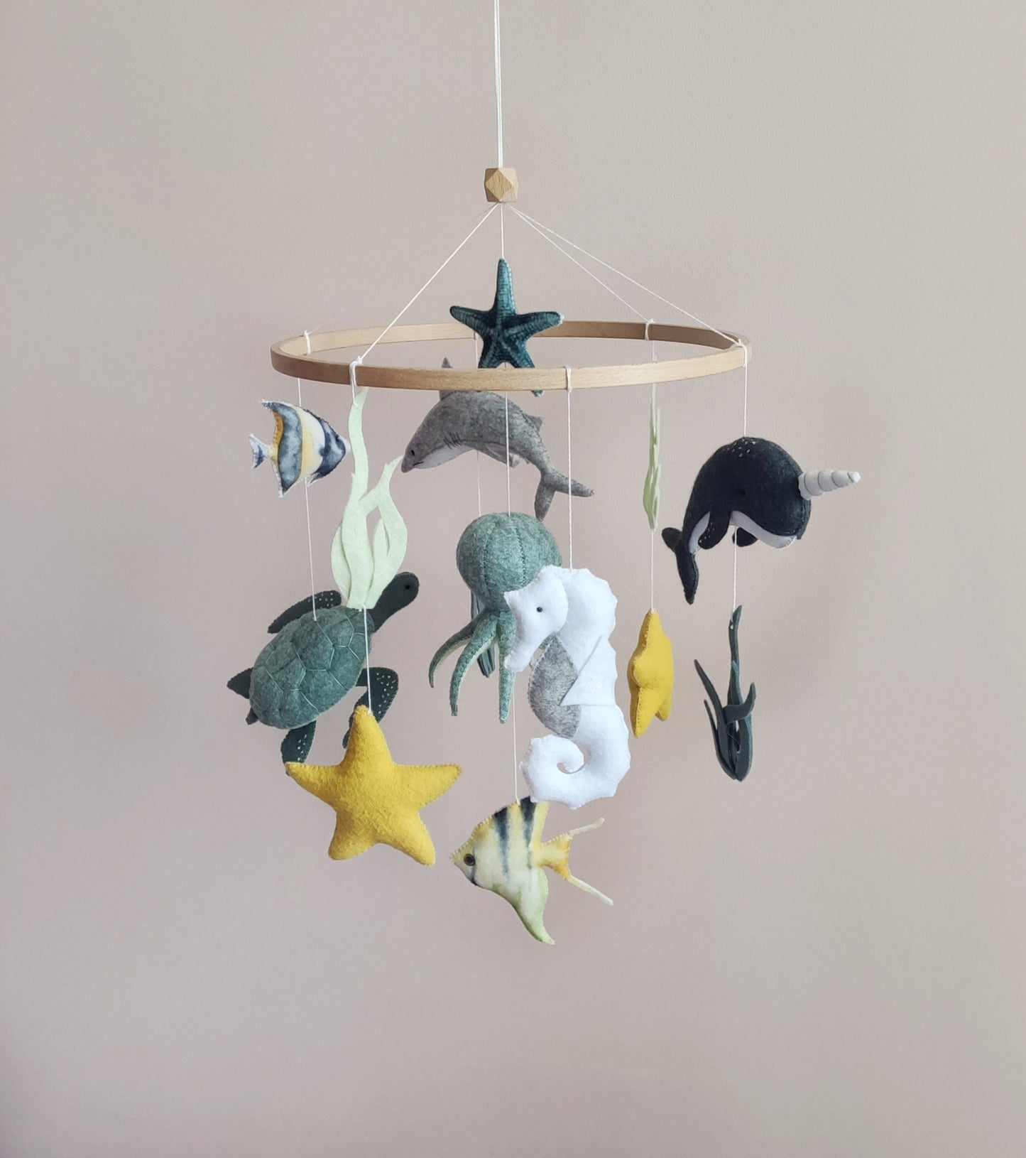 Baby mobile ocean, Under the sea mobile, Nursery decor, Baby shower gift