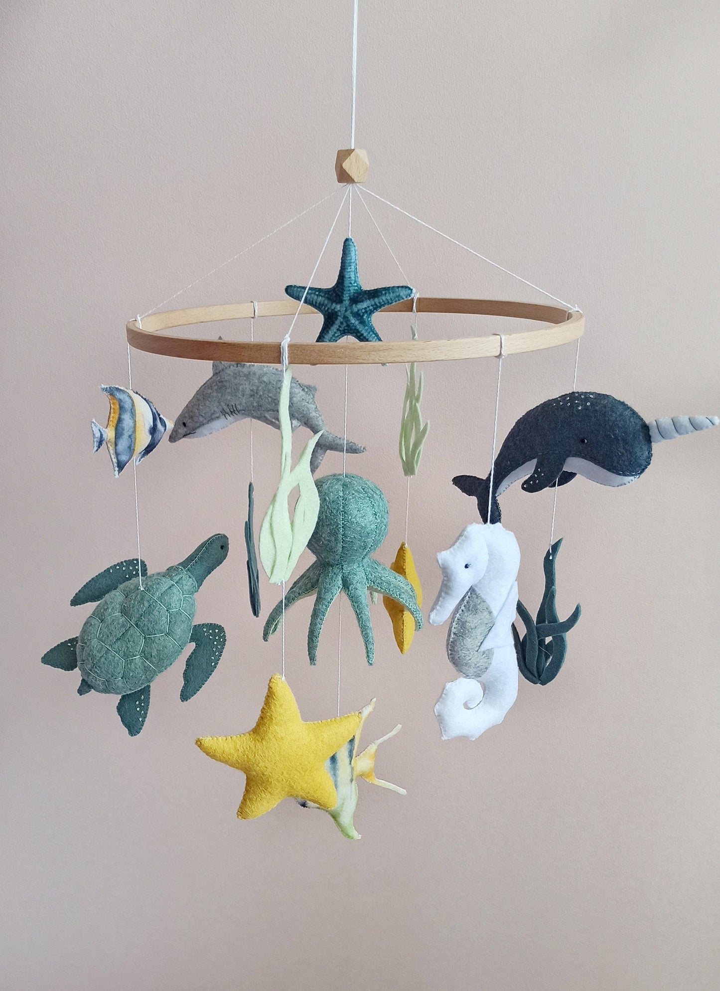 Baby mobile ocean, Under the sea mobile, Nursery decor, Baby shower gift