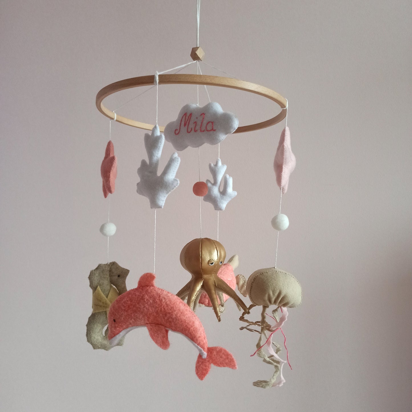 Under the sea baby mobile, Ocean nursery mobile, Octopus mobile, Sea life mobile, Sea animal mobile, Expecting mom gift