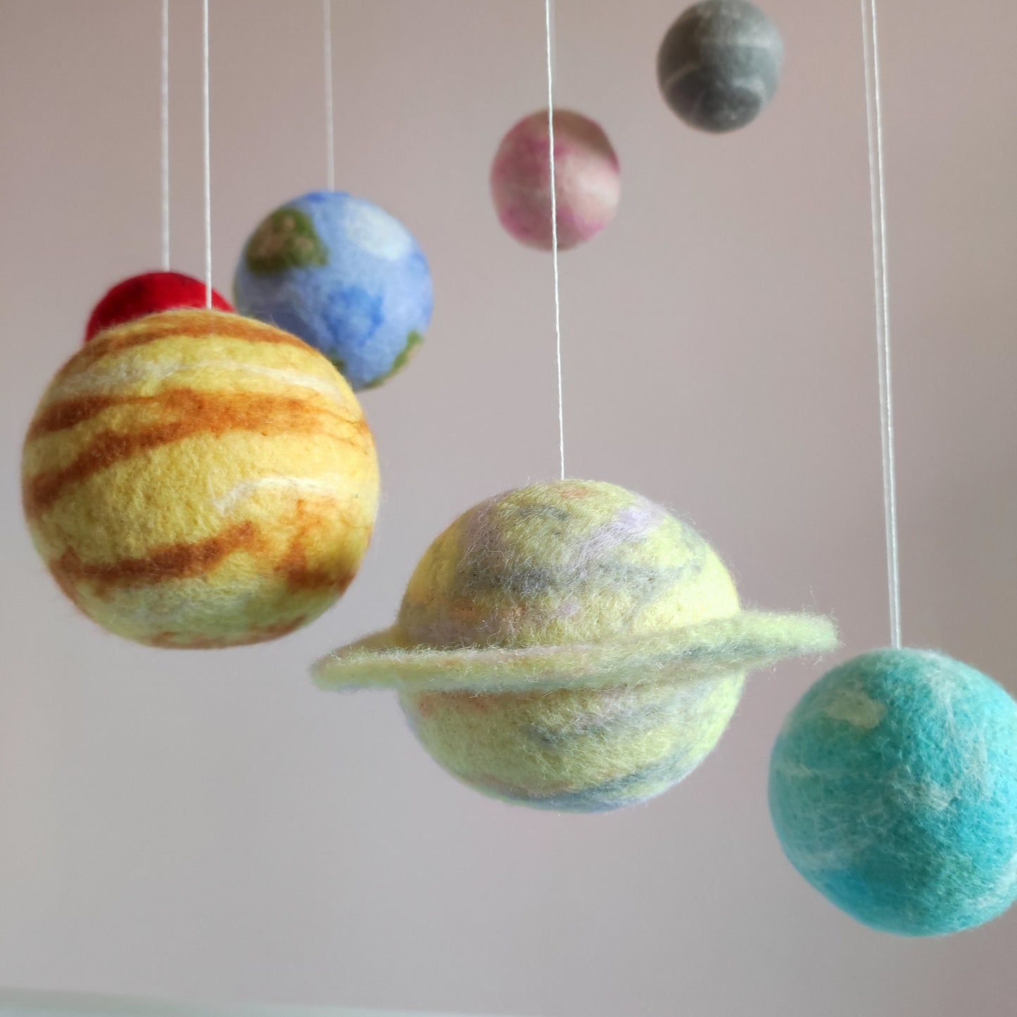 Solar system baby mobile, Space nursery decor. Baby shower gift