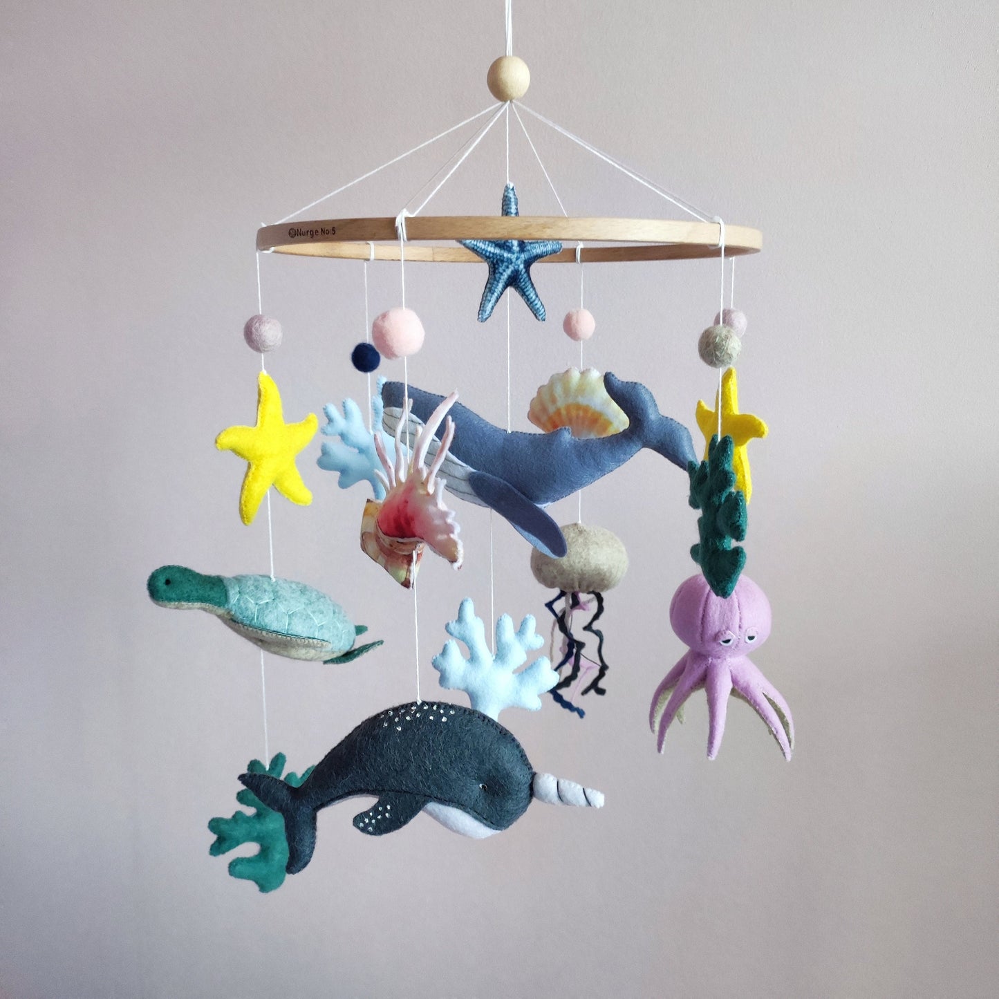 Ocean mobile for nursery, Under the sea baby mobile, Baby shower gift, Pregnancy gift