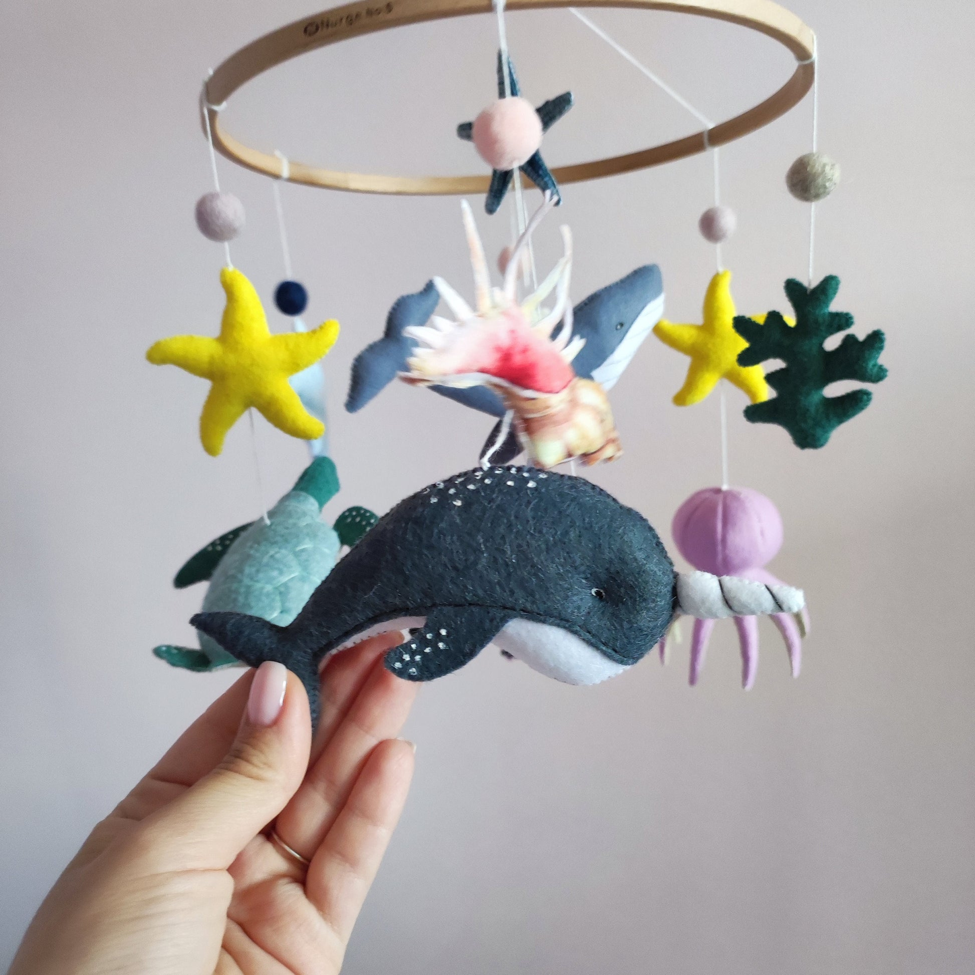 Ocean mobile for nursery, Under the sea baby mobile, Baby shower gift, Pregnancy gift